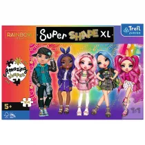 Puzzle 104 el. Super Shape XL Stylowe Rainbow High Trefl