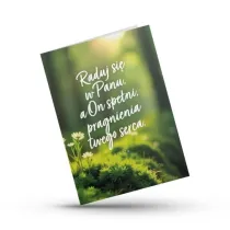 Kartka sk�adana - Raduj si� w Panu - las
