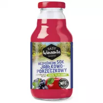 Sady Wincenta Sok 100% jabkowo-porzeczkowy naturalnie mtny toczony NFC 330 ml