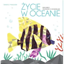 �ycie w oceanie. Koloruj zgodnie z numerami