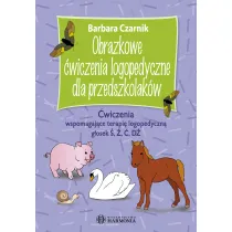 Obrazkowe �wiczenia logopedyczne dla przedszkolak�w. �wiczenia wspomagaj�ce terapi� logopedyczn� g�osek �, �, �, D�