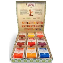 Yogi Tea Zestaw herbatek w pudeku prezentowym (selection box) 9 smakw 9 x 5 szt. Bio