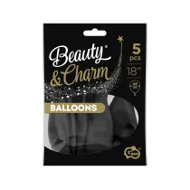 Godan Balony Beauty&Charm pastelowe czarne