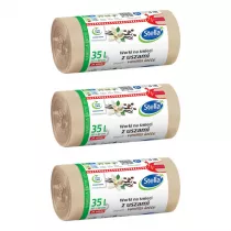 Stella Worki na mieci z uszami - zapach vanilla latte 35L Zestaw 3 x 24 szt.
