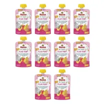 Holle Mus Gruszkowy kucyk (Gruszka - brzoskwinia - malina - orkisz) od 8 miesi�ca Demeter Zestaw 10 x 100 ml Bio