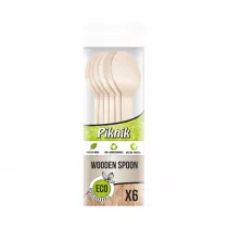 Piknik �y�ki drewniane EKO 6 szt.