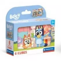 Klocki 6 elementw Bluey