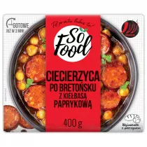 So Food Ciecierzyca po bretosku z kiebas paprykow 400 g