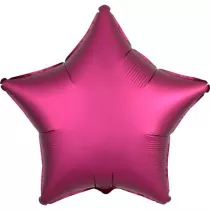 Amscan Balon foliowy Lustre purpurowy gwiazda 48cm