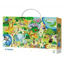 Puzzle obserwacyjne 80 el. W Zoo Dodo