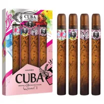 Cuba Original Zestaw w�d perfumowanych dla kobiet Quad I Heartbreaker + La Vida + Victory + Vip Women 4 x 35 ml