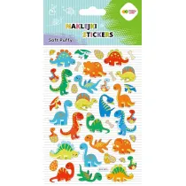 Happy Color Naklejki 3D SOFT PUFFY - Dino Fun, 110X205 mm
