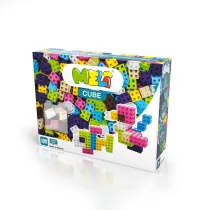 Klocki konstrukcyjne Meli Cube Pink 100szt