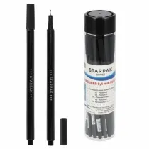 Starpak Cienkopis 0.4mm czarny tuba (20 szt)