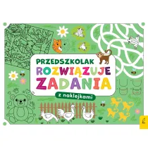 Przedszkolak rozwi�zuje zadania. Zeszyt zielony