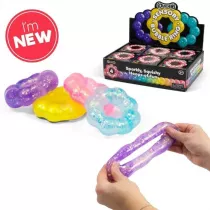 Gniotek Ring antystresowy z brokatem One for Fun