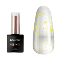 Silcare Mani More DOT top coat do paznokci Yellow 10 g