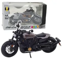 Motocykl Chopper ze wiatem i dxwikiem 1:12 Leantoys
