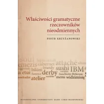 W�a�ciwo�ci gramatyczne rzeczownik�w nieodmiennych