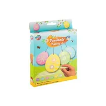 Zestaw kreatywny zawieszki wielkanocne 8szt  farbki Wielkanoc ANTELLA 139913 Grafix