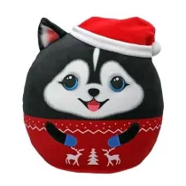 Ty Squishy Beanies Rudy - czarny pies 22cm