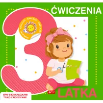 wiczenia 3-latka z naklejkami