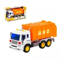 Auto ciarowe mieciarka wiato i dwik pomaraczowe WADER POLESIE 86426