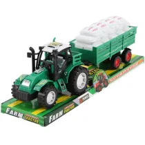 Traktor z przyczep� i ziarnem Trifox