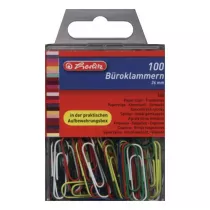 Herlitz Spinacze metalowe kolorowe 100 szt.