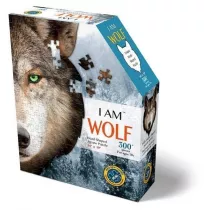 Puzzle konturowe 300 el. I am - Wilk Madd Capp