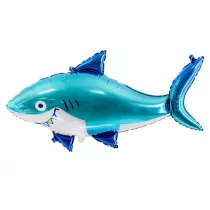 PartyDeco Balon foliowy Rekin 102x62 cm