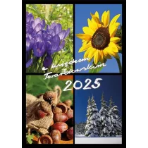 Kalendarz 2025 z ks. Twardowskim - 4 pory roku