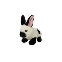 Kr�lik bia�o-czarny 19cm Dubi