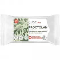 Luba Med Proctolan specjalistyczny papier toaletowy dla osb z hemoroidami 50 szt.