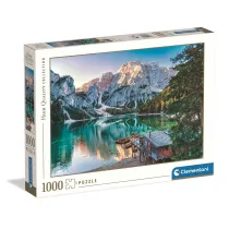 Puzzle 1000 el. HQ Emerald Lake Braies Clementoni