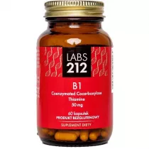 Labs212 Witamina B1 Kokarboksylaza z Tiamin Suplement diety 60 kaps.