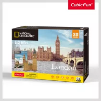 Puzzle 3D 94 el. National Geographic Big Ben Cubic Fun