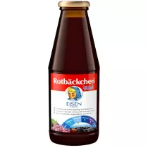 Rotbackchen Sok wieloowocowy z elazem i witaminami C, B1, B2, B6, B12 Suplement diety 450 ml