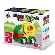 Klocki ma�ych geniuszy Autko 6 element�w