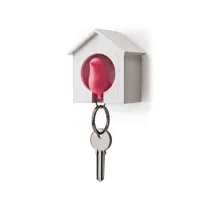 Qualy Wieszak na klucze Budka biay/rowy 10091-WH-PK