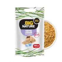 Big Nature Siemi lniane - zote ziarno 250 g