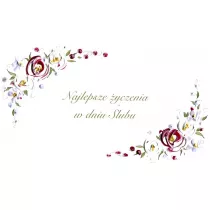 Mak Karnet �lub DL S29 - Najlepsze �yczenia