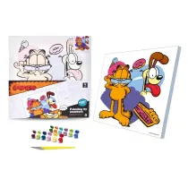 Qbee Malowanie po numerach 30x30cm Garfield