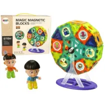Klocki magnetyczne budowle 3D Diabelski M�yn 71el