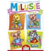 Kolorowanka. Milusie. Kot na hulajnodze