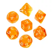 Komplet koci RPG - Mini Krysztaowe - Pomaraczowe Rebel