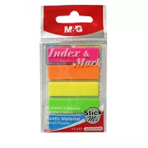 M&G Zak�adki indeksuj�ce fluo 5 kolor�w 25 szt.