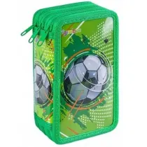 Gimboo Pi�rnik z wyposa�. 3-komorowy Soccer zielony