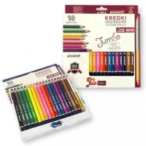 Penword Kredki o��wkowe tr�jk�tne jumbo temper�wka 20 kol.