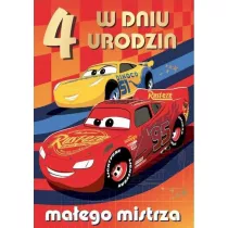 Kukartka Karnet B6 DS-033 Urodziny 4 Auta